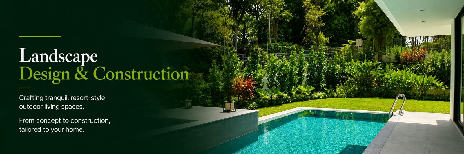 landscape design and construction banner