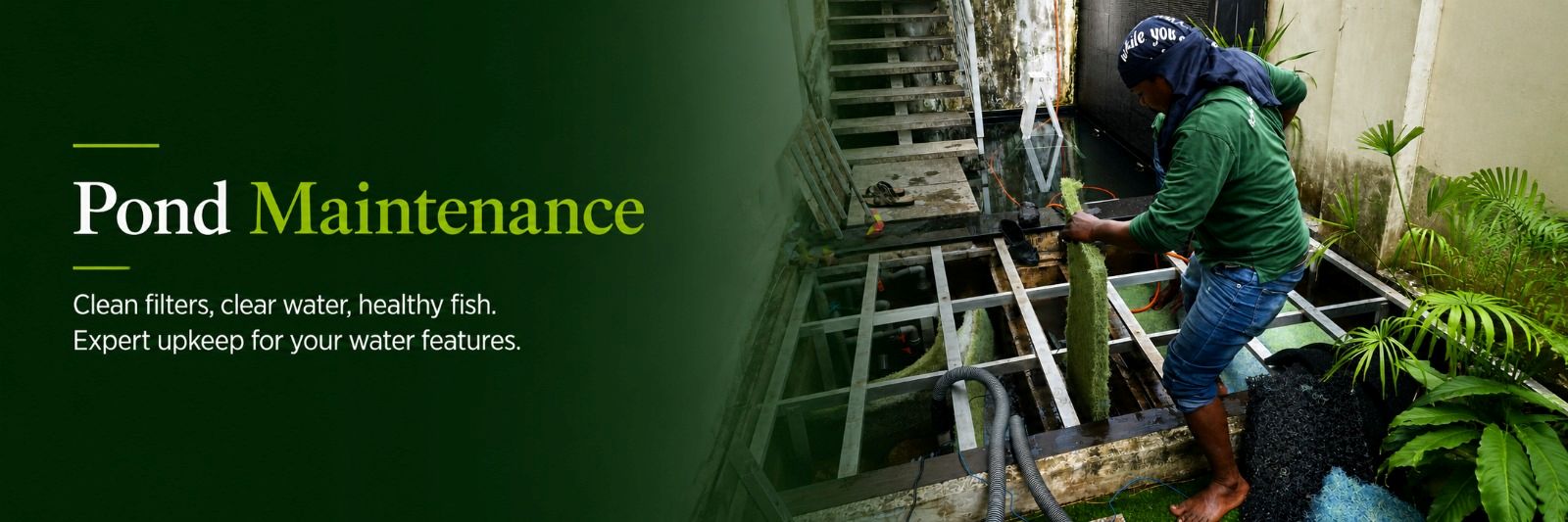 pond maintenance banner