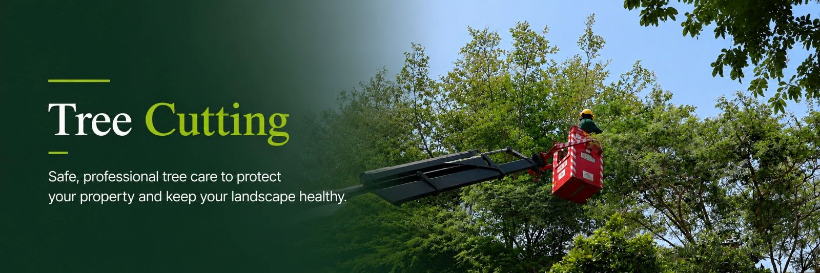 tree cutting banner